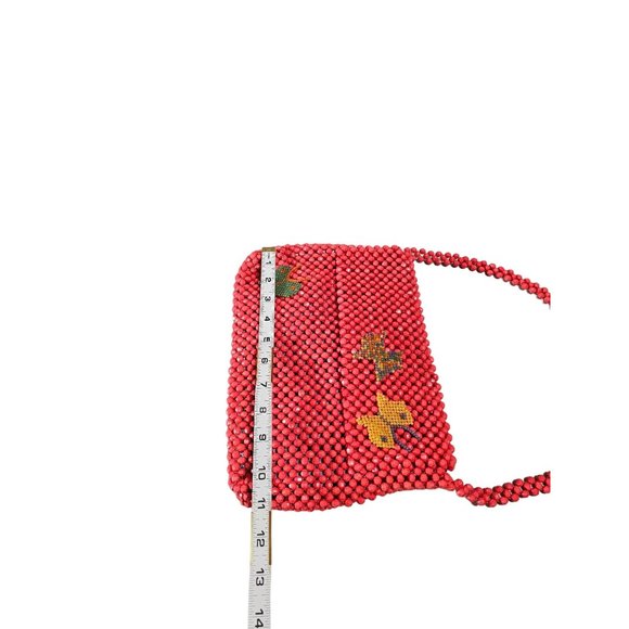 New Wild Fable Beaded Hand Bag Butterfly details Pink - Picture 9 of 12